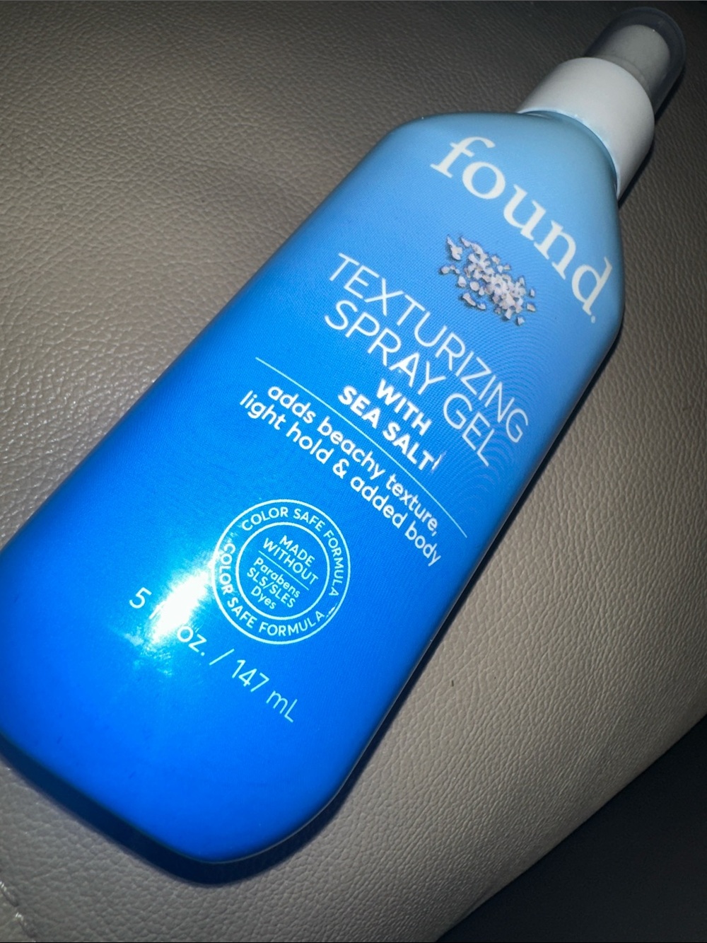 found. Texturizing Spray Gel with Sea Salt - 5oz